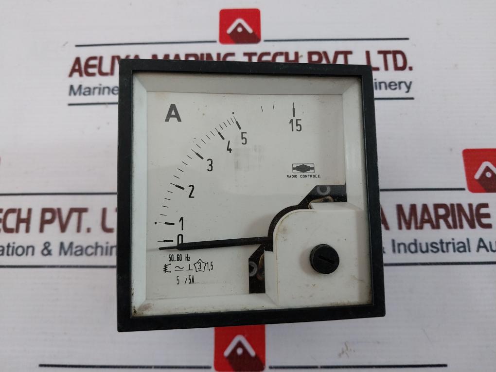 RADIO CONTROLE 0-5/15A Ammeter 50-60hz