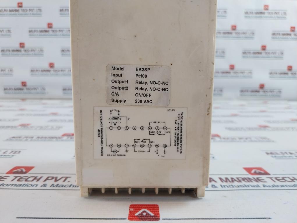 Radix EK2SP Digital Temperature Controller 50/60Hz