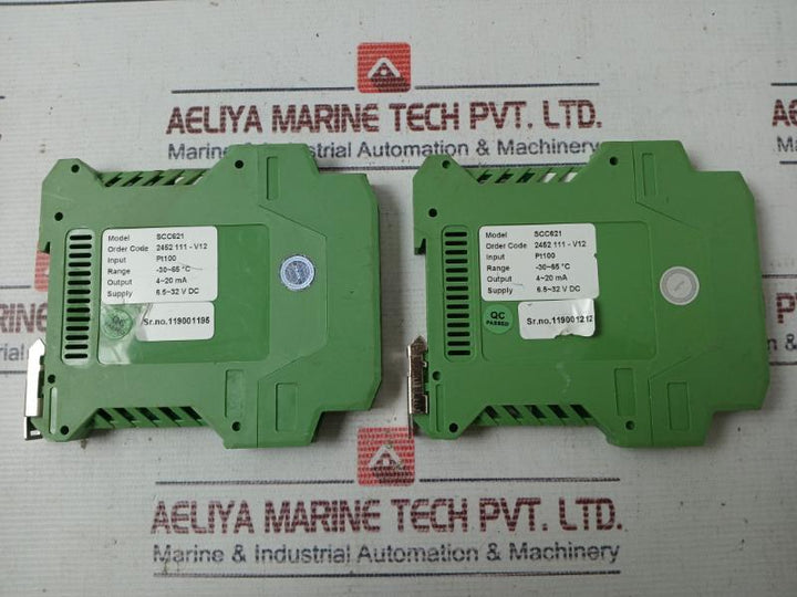 RADIX SCC621 2-Wire Temperature Transmitter PT100 4-20mA 6.5-32V DC