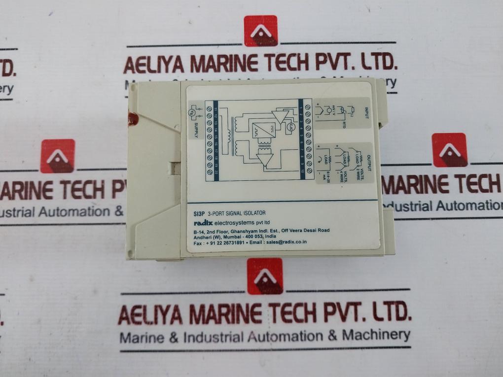 Radix Si3p 3-port Signal Isolator 4~20ma 85-265vac