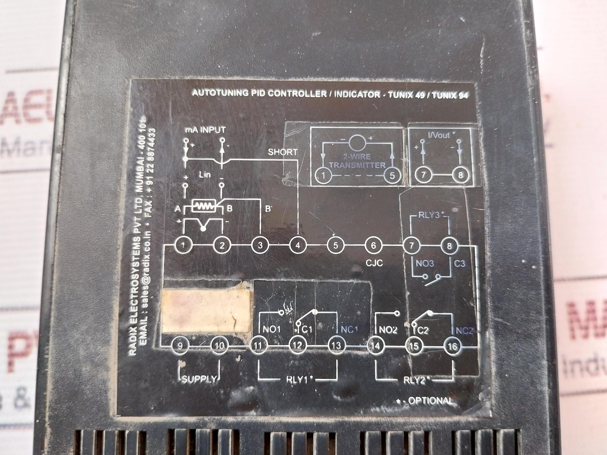 Radix Tunix 49A Autotuning Pid Controller/Indicator