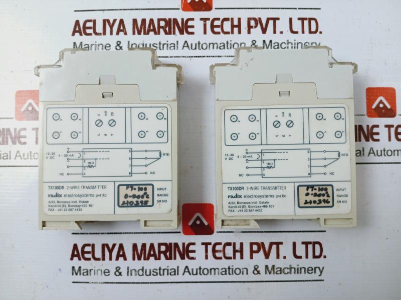 Radix Tx100dr 2-wire Temperature Transmitter Pt-100 4 20 Ma