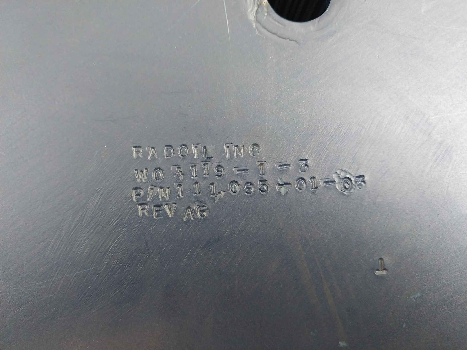 Radoil 111-095-01-03 Base Handle Hotline & Mux Reel Kit Part Rev.A6 Ss030A