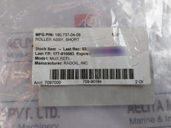 Radoil 190,737-04-08 MUX REEL Short Roller Assembly RMS-803, 5”OD X 3’LG