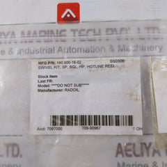 Radoil 190,800-16-02 Solas Ps Kit 120Vac 24Vdc Ss030B 111100-20-01