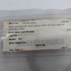 Radoil Spirolox 160 Spiral Retaining Ring Oh 4
