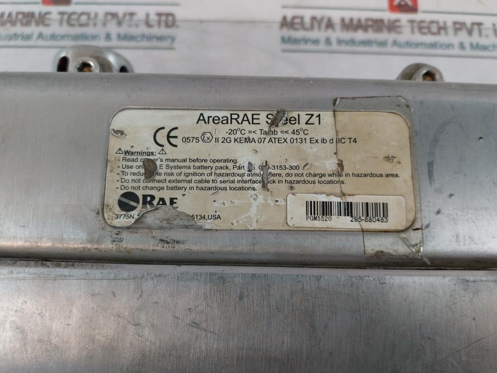 Rae AREARAE STEEL Z1 Multiple Gas/ Multiple Sensor Detector