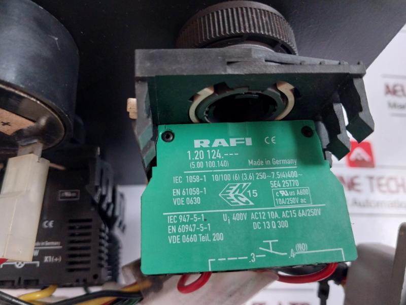 Rafi 1.20 124. Enec 15 Remote Start Stop Panel 10A/250V Ac