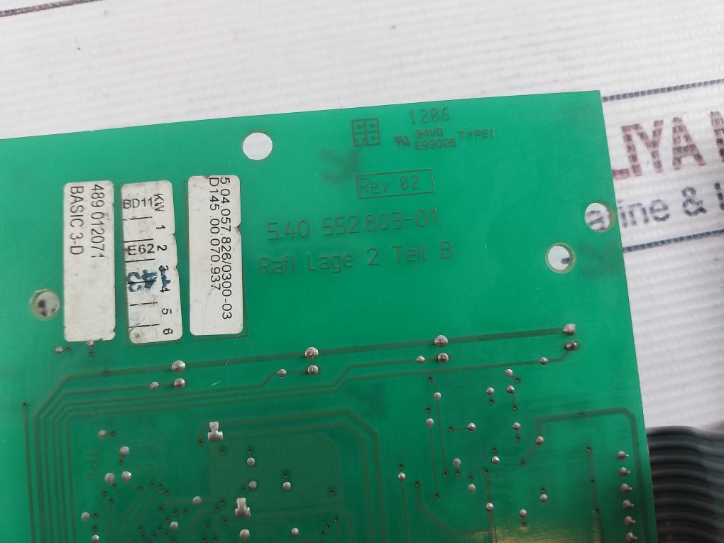 Rafi Lage 5.40 552.803-01 Printed Circuit Board