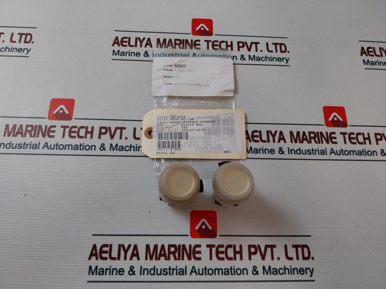 Rafi 1.20115 Dough Divider Rounder Push Button Switch 628329 600V Ac