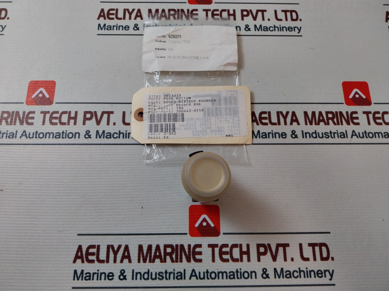 Rafi 1.20115 Dough Divider Rounder Push Button Switch 628329 600V Ac