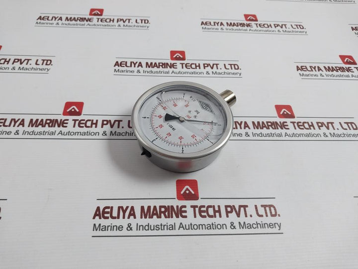 Rajtech En 837-1 Glycerine Pressure Gauge 0-90 Psi/0-6 Bar