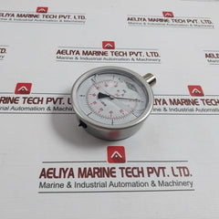 Rajtech En 837-1 Glycerine Pressure Gauge 0-90 Psi/0-6 Bar