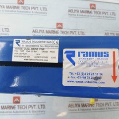 Ramus Chambery Dn150 Vgr Knife Gate Valve Pn10 2,5 Bar