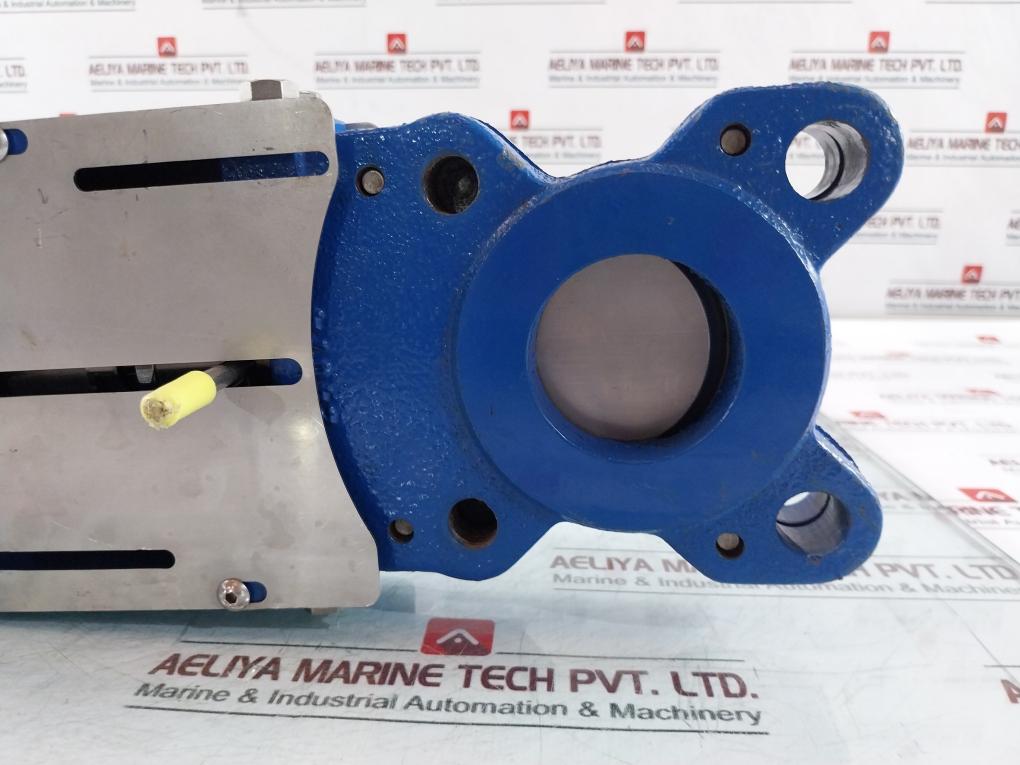 Ramus Vgr Guillotine Knife Gate Valve Dn50 Pn10 Pneumatic Actuator