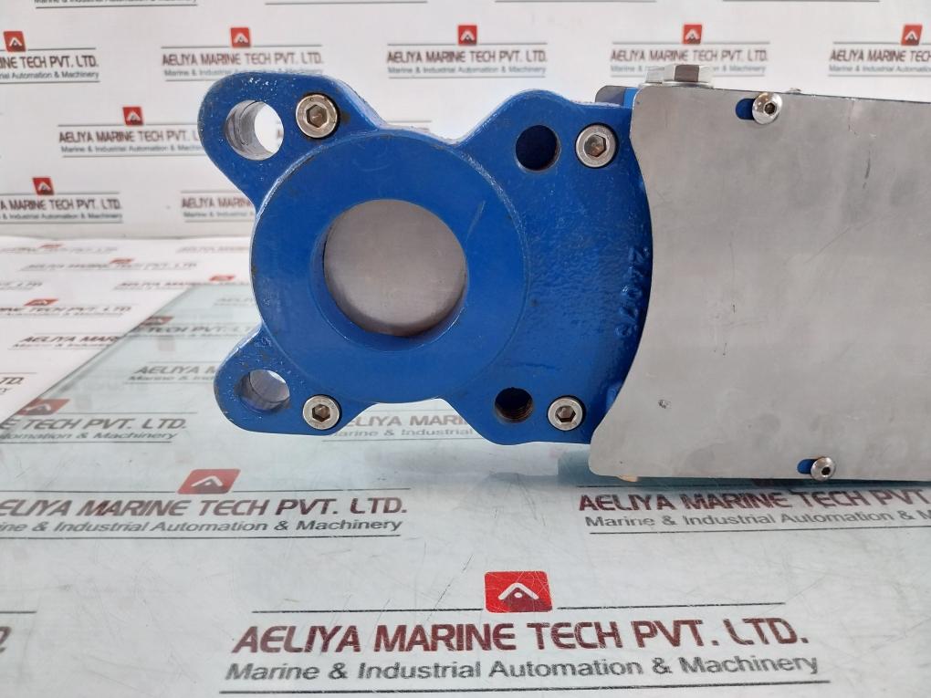 Ramus Vgr Guillotine Knife Gate Valve Dn50 Pn10 Pneumatic Actuator