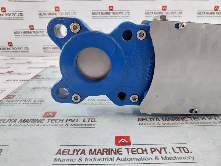 Ramus Vgr Guillotine Knife Gate Valve Dn50 Pn10 Pneumatic Actuator