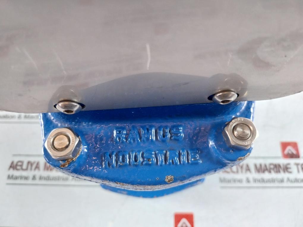 Ramus Vgr Guillotine Knife Gate Valve Dn50 Pn10 Pneumatic Actuator