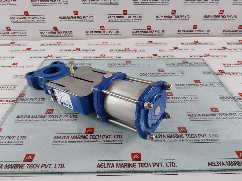 Ramus Vgr Guillotine Knife Gate Valve Dn50 Pn10 Pneumatic Actuator