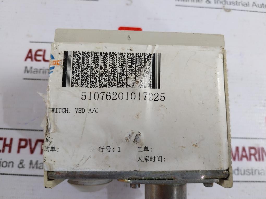 Ranco 7-30 Bar Pressure Switch Vsd A/c 7-30 Bar 100-400 Psi, 51076201017225