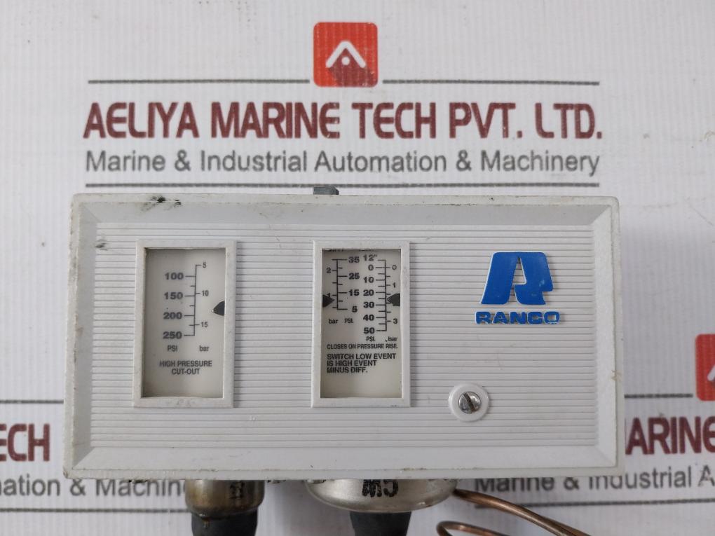 Ranco O12-1506-000 Dual Pressure Control 0–2 Bar 5–35 Psi 1141519-1