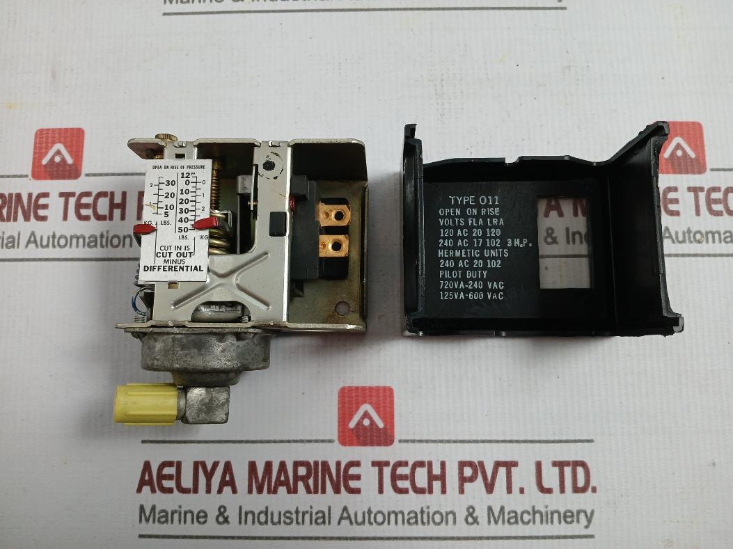 Ranco 011-1754-70 Pressure Control Switch Open On Rise 120–240Vac