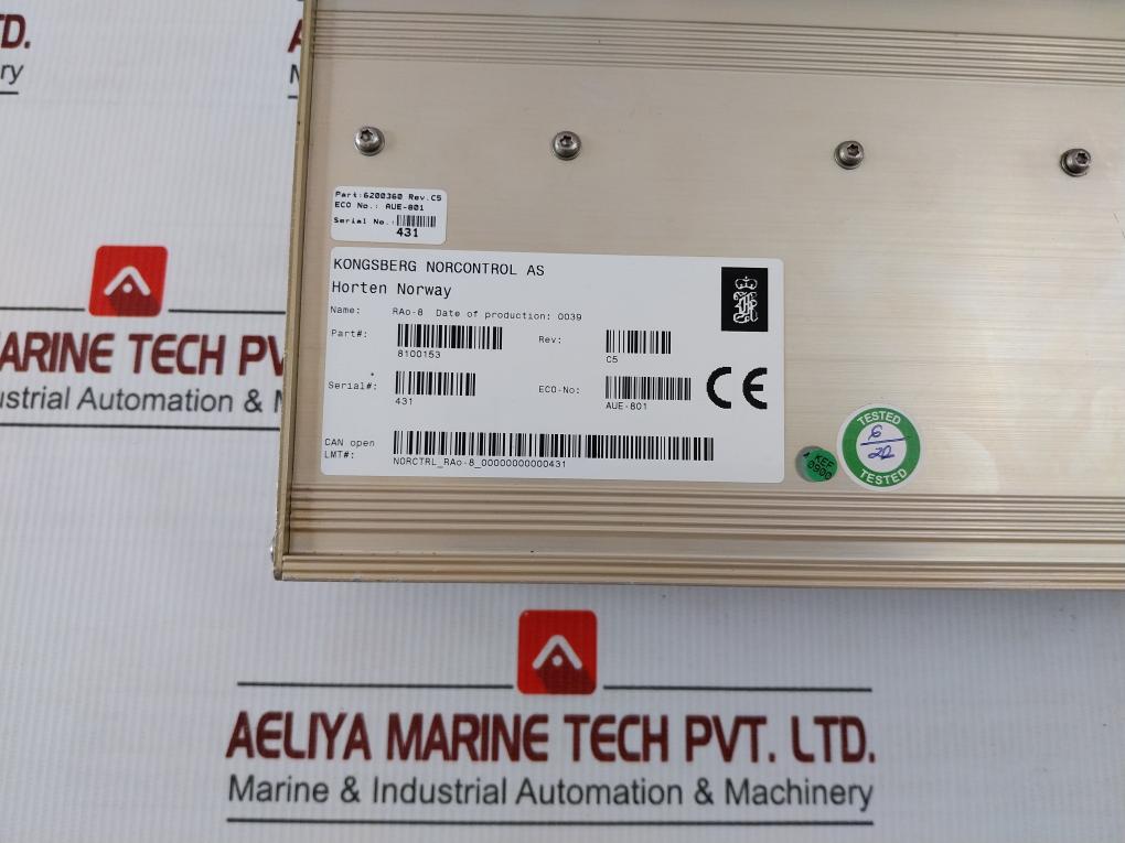 Rao-8 Remote Analog Output Module Rev-c5 Kongsberg