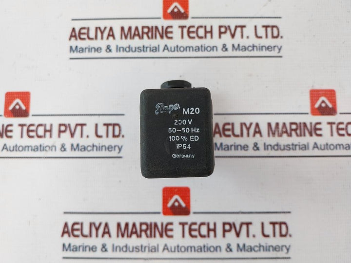 RAPA M20 Solenoid Valve Coil 230V 50-60HZ IP54 100% ED