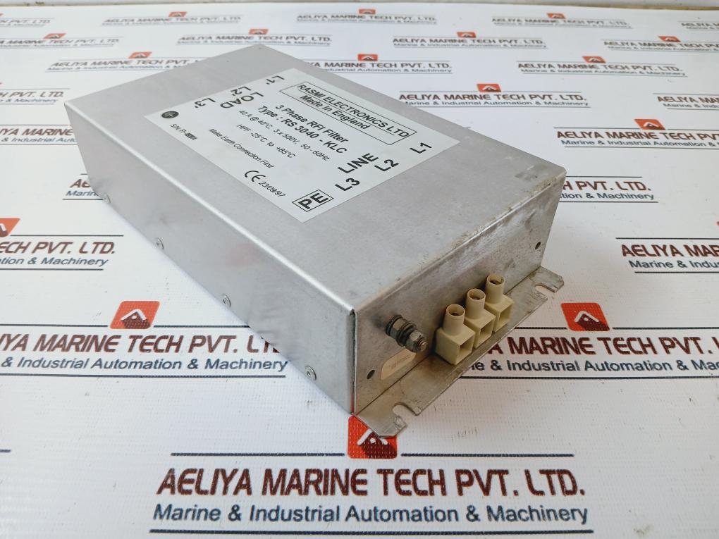 Rasmi Electronics Rs 3040-klc 3 Phase Rfi Filter