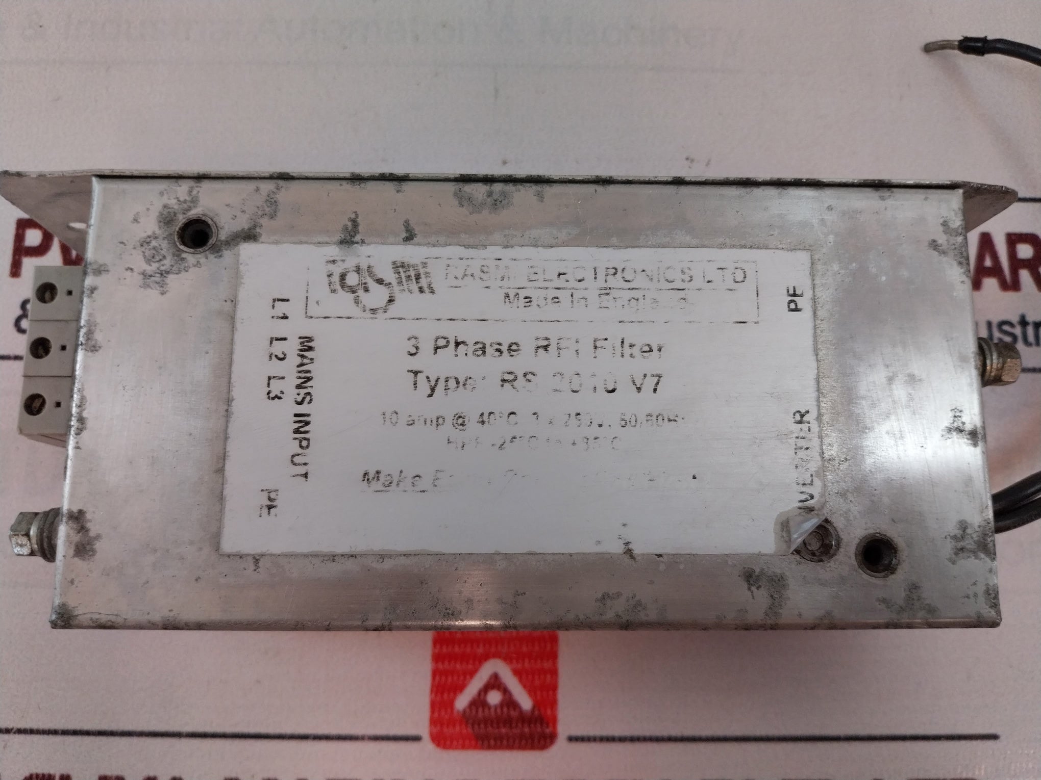 Rasmi Electronics Rs 2010 V7 3 Phase Rfi Filter A2200006