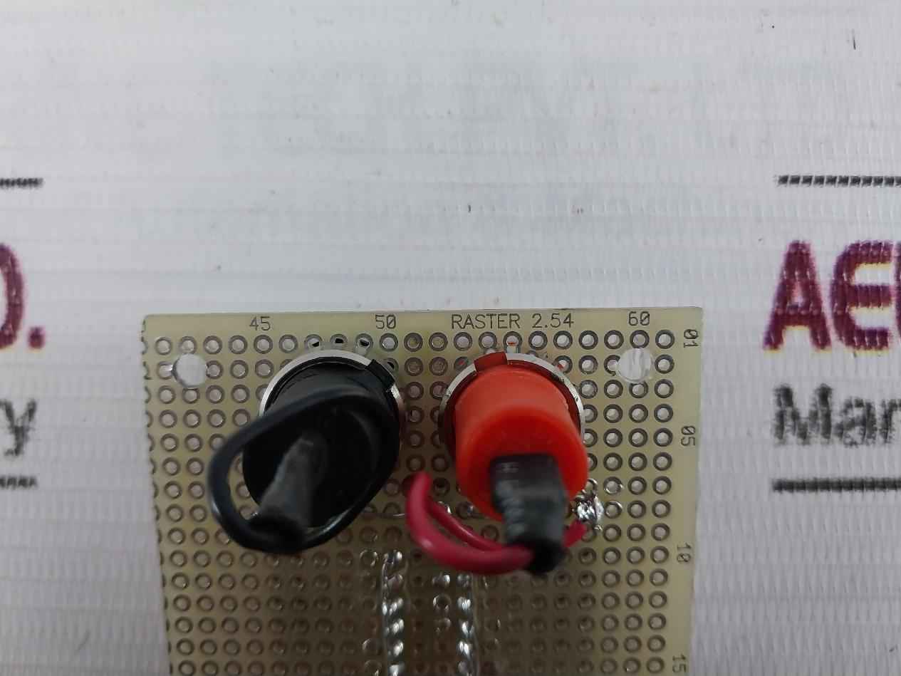 Raster 2.54 Power Input Circuit Board