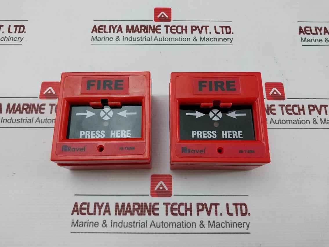 Ravel Re-716Mr Conventional Manual Call Point 24V 30Ma Ip-50