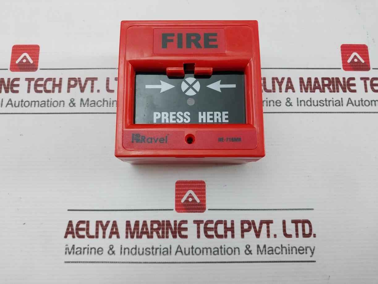 Ravel Re-716Mr Conventional Manual Call Point 24V 30Ma Ip-50