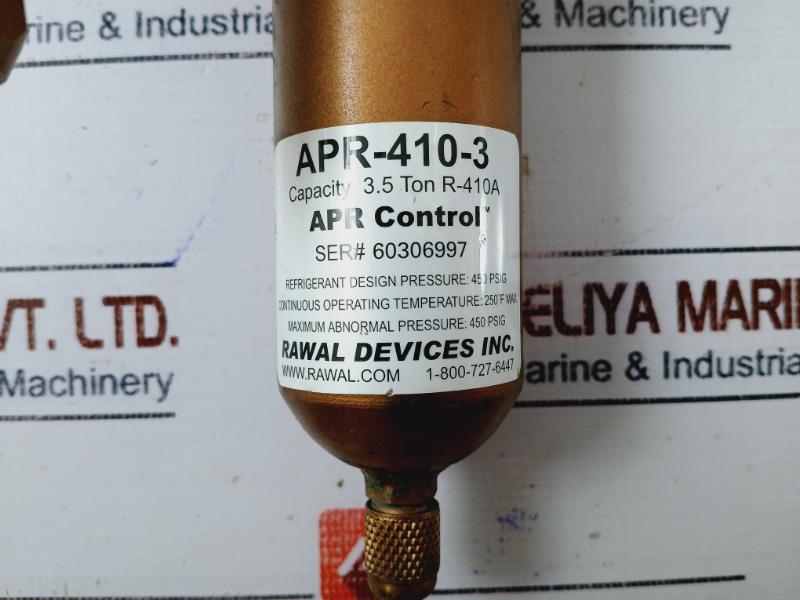 Rawal APR-410-3 Thermal expansion Valve set 450 PSIG, 3160009-1