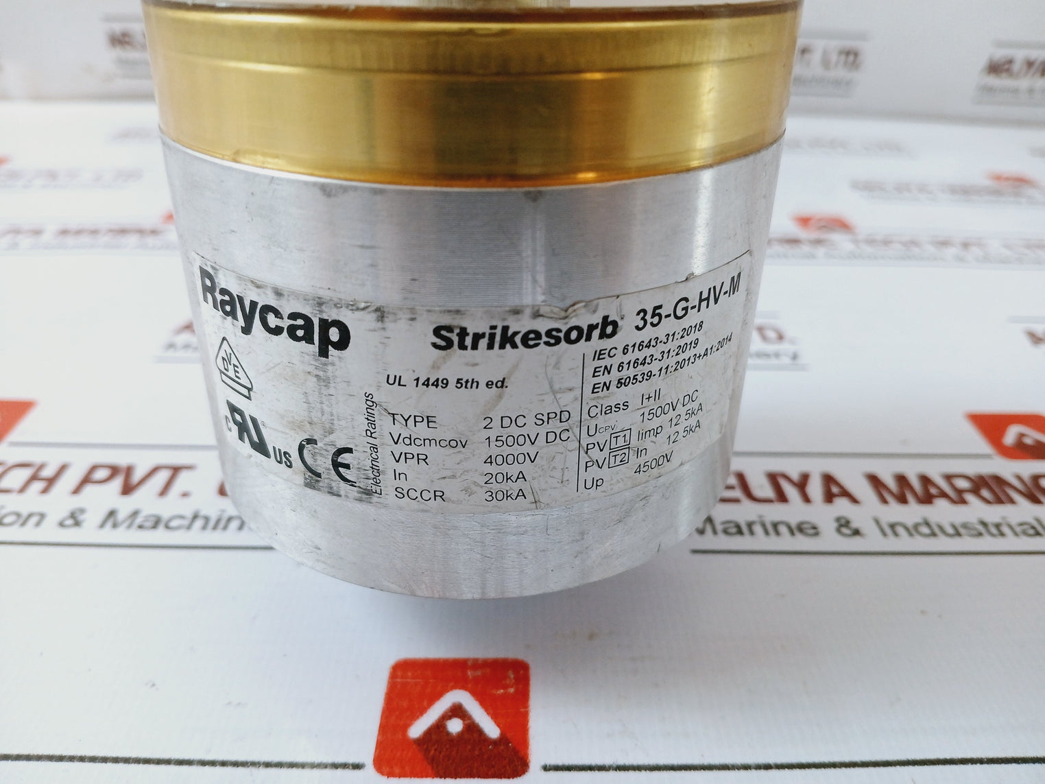 Raycap 35-g-hv-m Dc Surge Protection Solutions For Pv Applications 1500V Dc