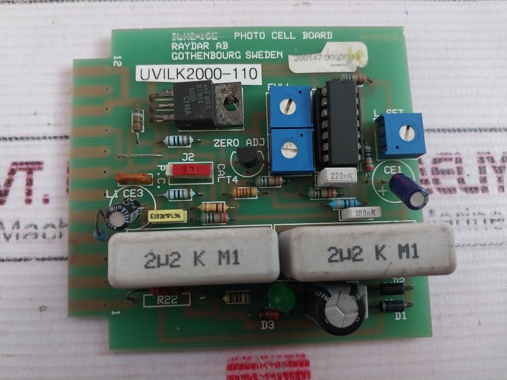 Raydar Ilk2-1Ce Photo Cell Board