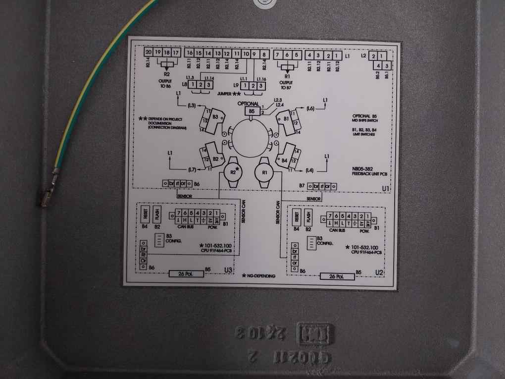 Raytheon Anschutz 101-532.ng001 E01 Anschutz Rudder Feedback Unit