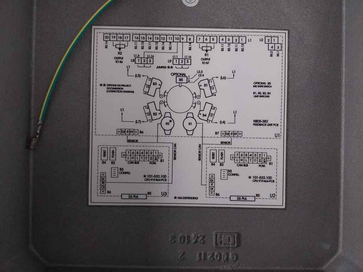 Raytheon Anschutz 101-532.ng001 E01 Anschutz Rudder Feedback Unit