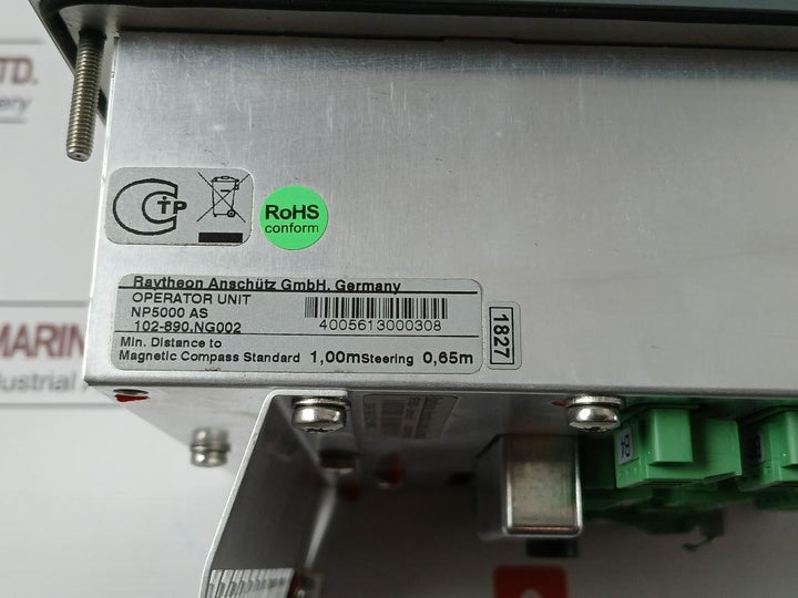 Raytheon Anschutz Np5000 Autopilot Operator Unit