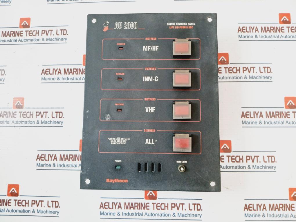 Raytheon Au 2000 Gmdss Distress Alarm Panel