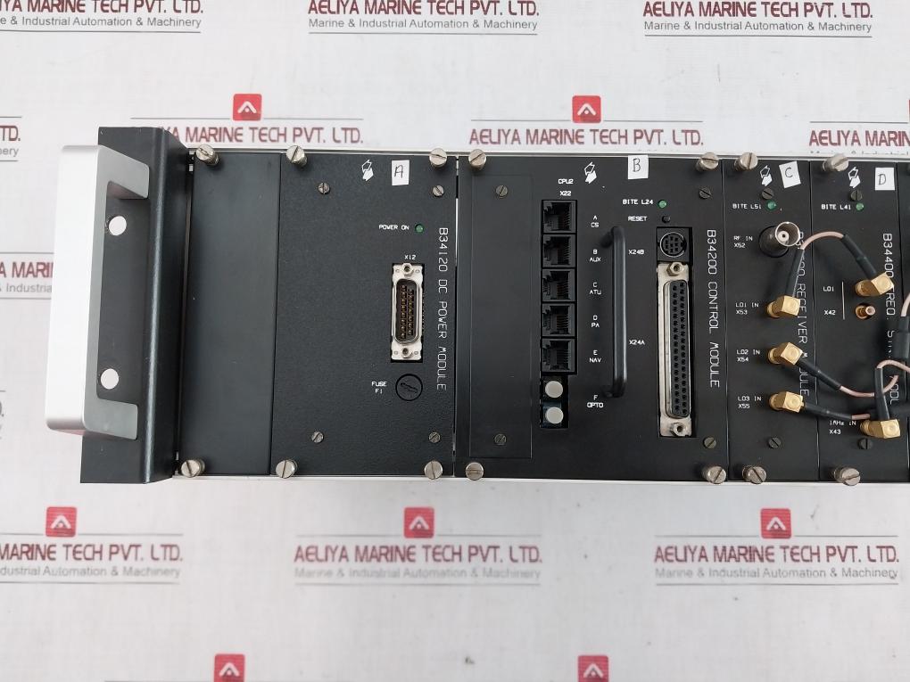 Raytheon B34000-00-02-0 Central Unit With Module B34120, B34120-00-02-1