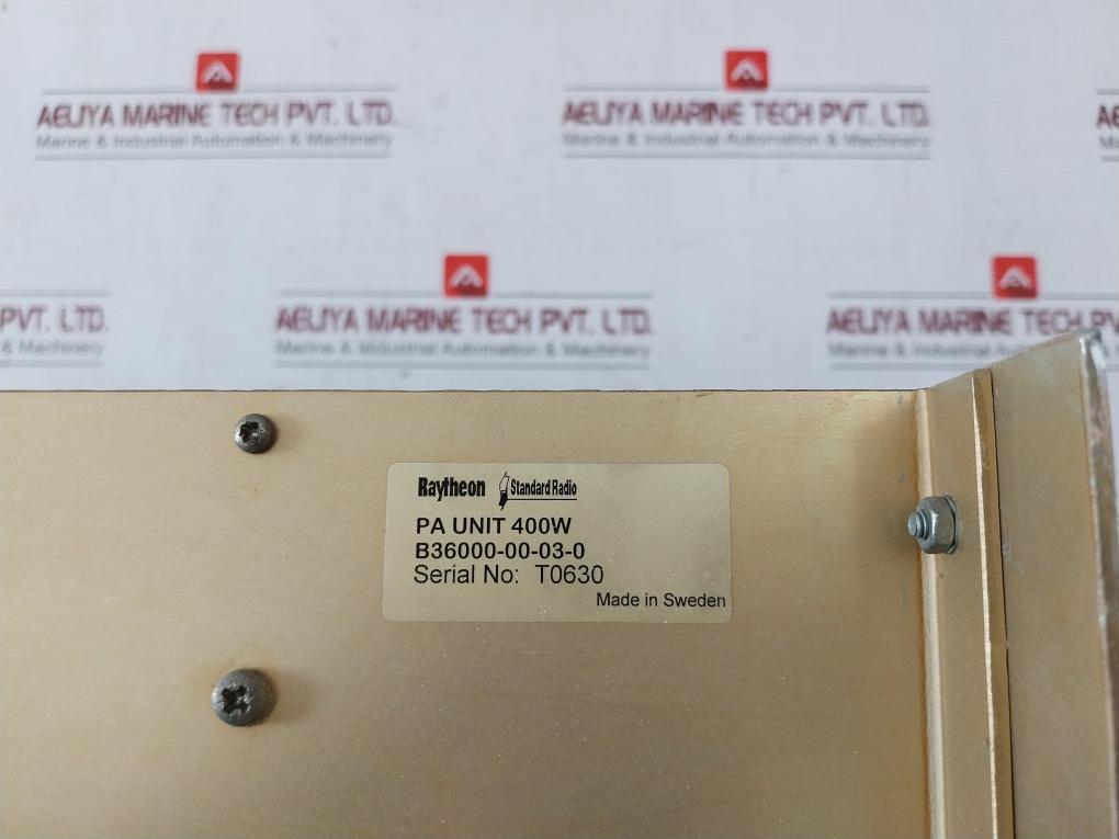 Raytheon B36000-00-03-0 Pa Unit 400W Cpu3 950803 B36310 70-02-0 24V-dc 2.4W