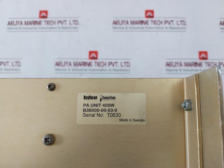 Raytheon B36000-00-03-0 Pa Unit 400W Cpu3 950803 B36310 70-02-0 24V-dc 2.4W