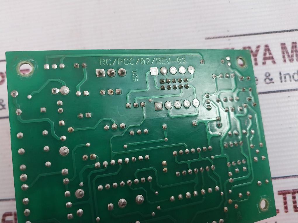 Rc/Pcc/02/Rev-03 Printed Circuit Board