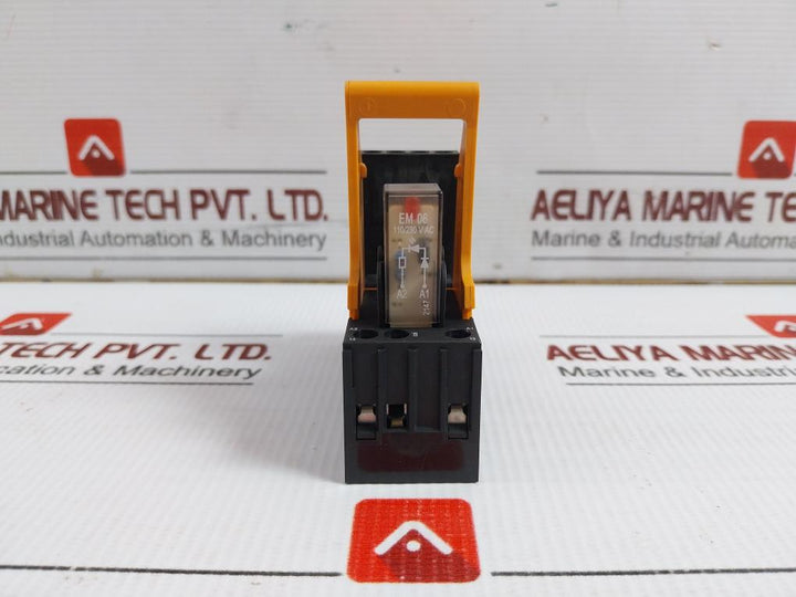 Rcm 570730 Power Relay With Socket Base 250 Vac 6A Weidmuller