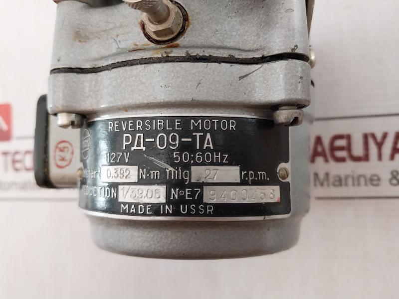 Rd-09-ta Reversible Motor 127V 50/60Hz 27 R.P.M.