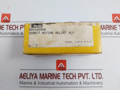 Rdh103S50 Direct Acting Relief Valve Parker