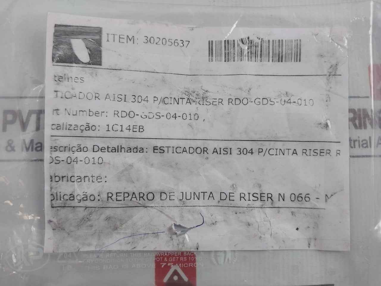 Rdo-gds-04-010 Aisi 304 Strengthening For Riser Belt