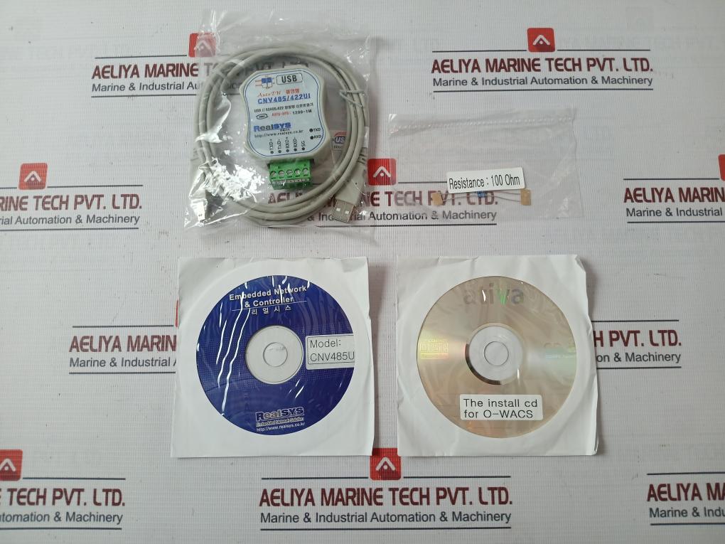 Realsys Cnv485/422Ui Two-way Signal Converter With Installation Cd Cnv485Ui