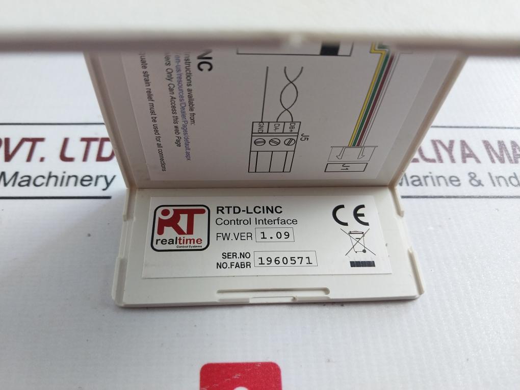 Realtime Rtd-lcinc 18510-3-a8 Control Interface 12-24 Vdc